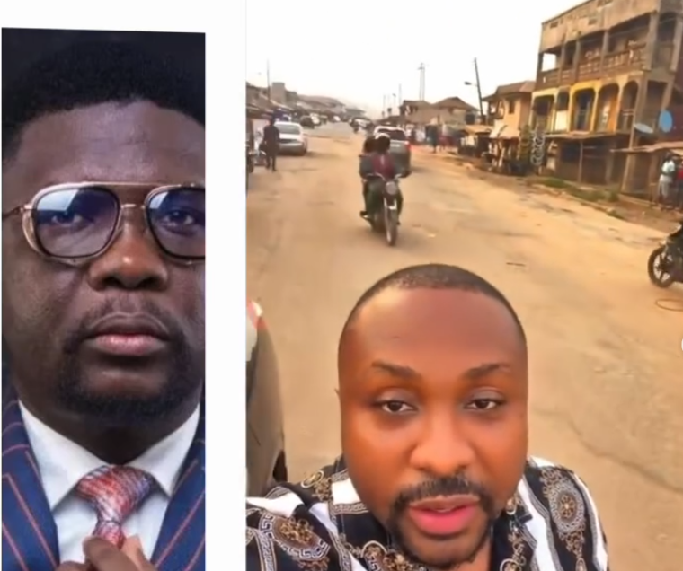 Nigerian man moves round Ado-Ekiti to show Nigerians the state of things after comedian Seyi Law claimed that Governor Abiodun Oyebanji has transformed the state (video)